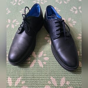 Calvin Klein Men Black Waterproof Oxford Shoes Size 12M New without Box